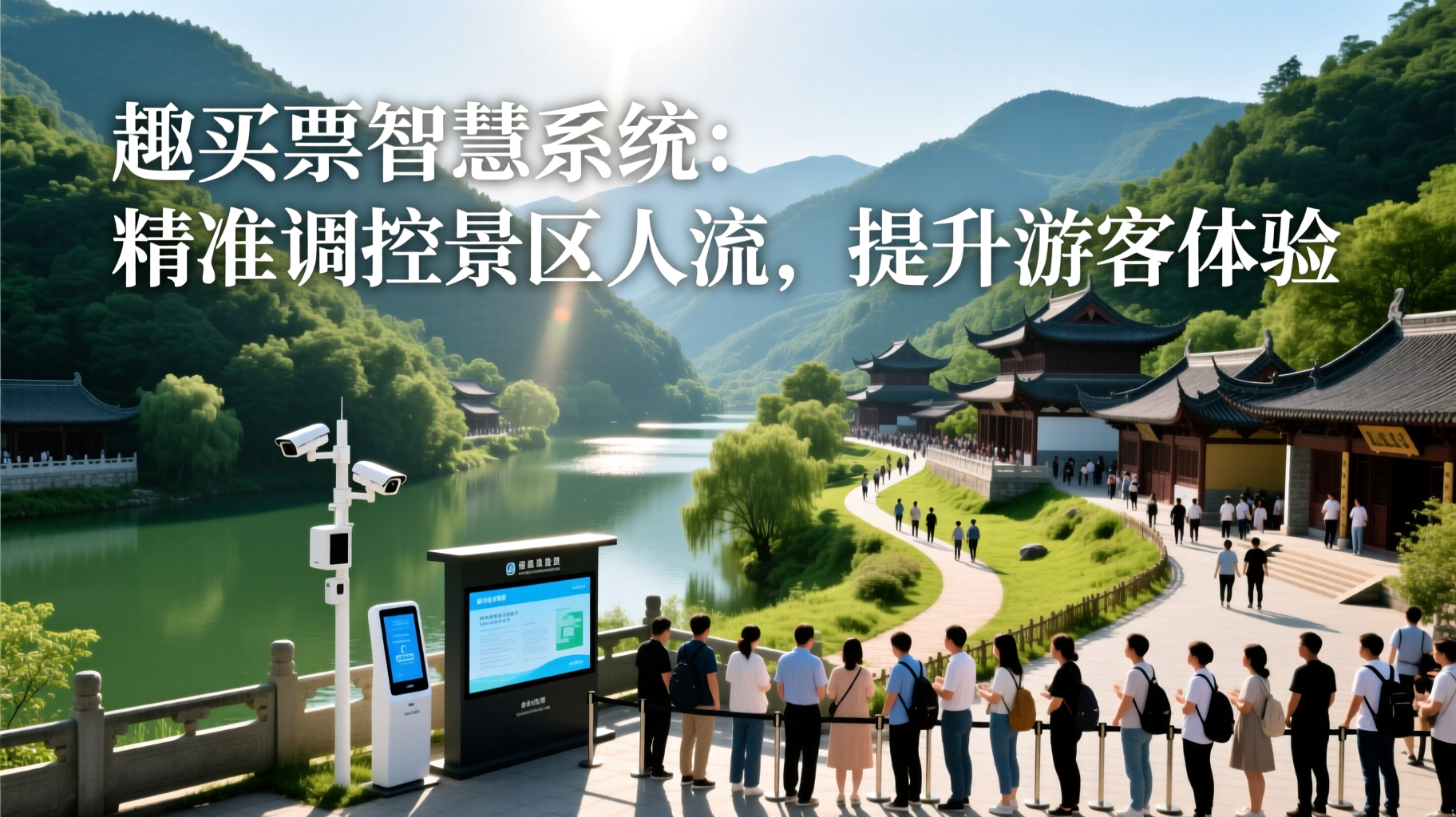 趣买票景区票务系统：精准调控景区人流，提升游客体验！