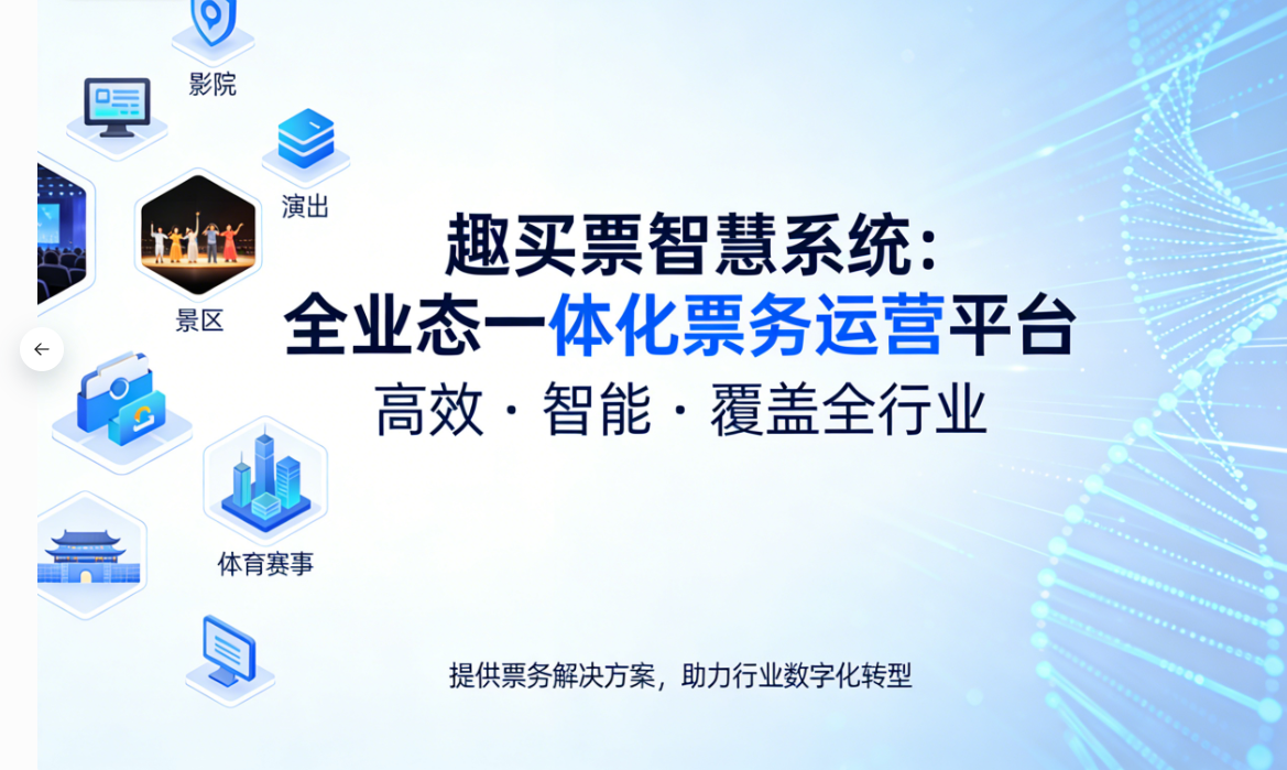 趣买票智慧票务系统：全业态一体化票务运营平台
