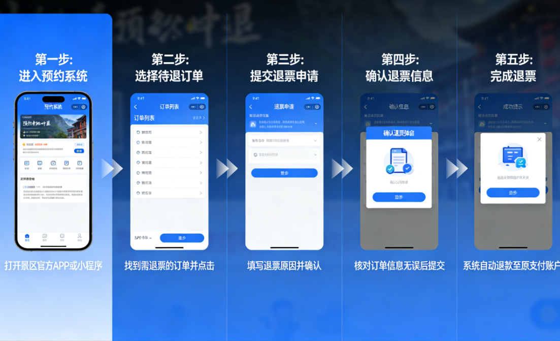 景区门票轻松退：预约系统退票流程全指南
