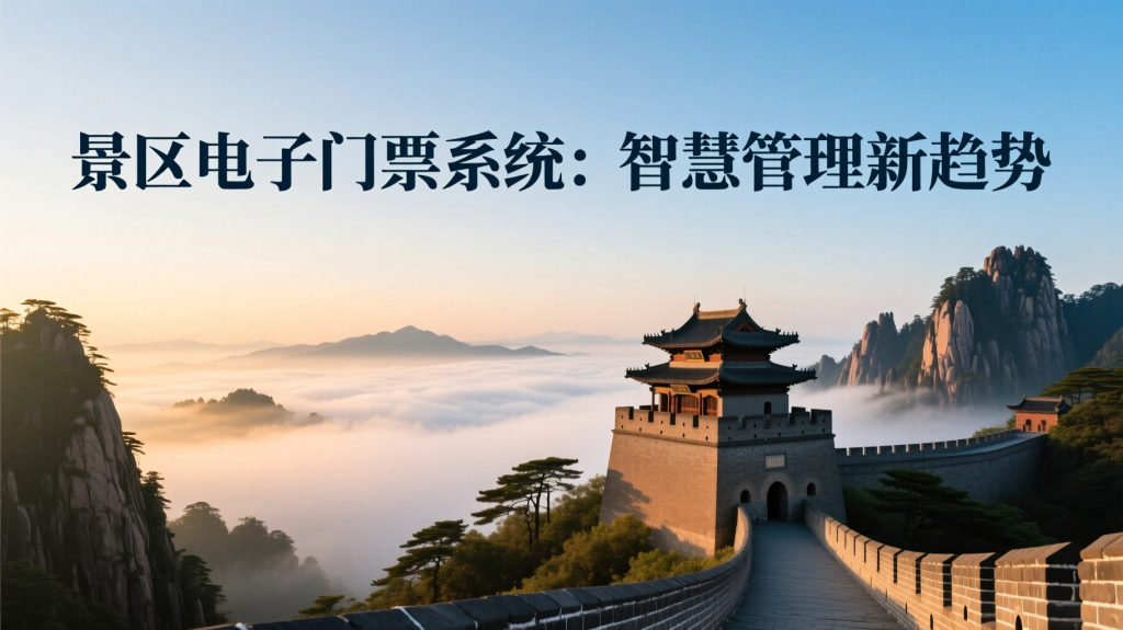 电子门票票务系统赋能，景区智慧管理再升级！